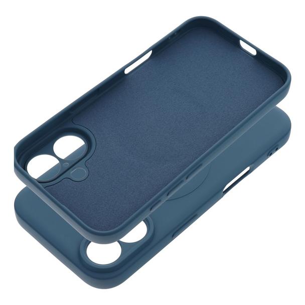 Futerał do iPhone 16 Silicone Mag Cover zgodny z MagSafe niebieski