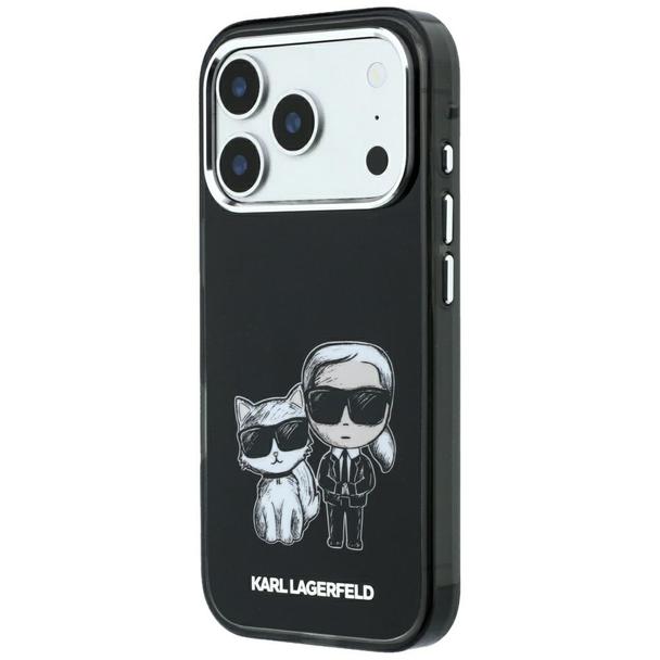 KARL LAGERFELD futerał do IPHONE 18 Pro/17 Pro kompatybilny z MagSafe (Bodies Sketch) czarny