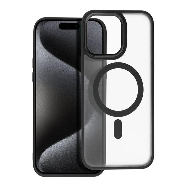 Futerał MATTE MAG COVER kompatybilny z MagSafe do IPHONE 15 Pro Max czarny