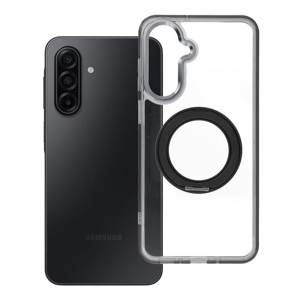 Etui na Samsung A17 / A18 Frame Circle Stand zgodne z MagSafe czarne