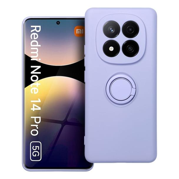 Futerał do Xiaomi Redmi Note 14 PRO 5G Silicone Ring fioletowy