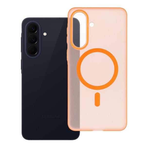 Etui na Samsung A57 Go Orange zgodne z MagSafe pomarańczowe