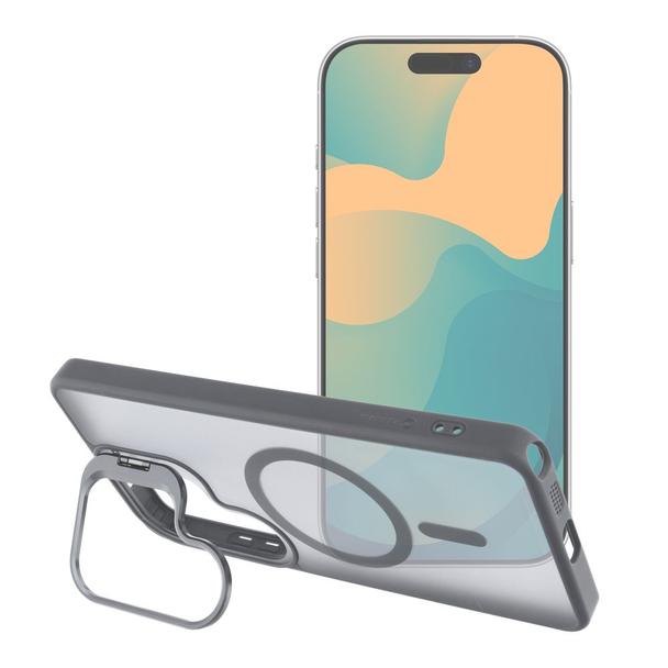 Etui na Samsung A57 Forcell F-Protect Shadow Stand Premium zgodne z MagSafe szary 0INT