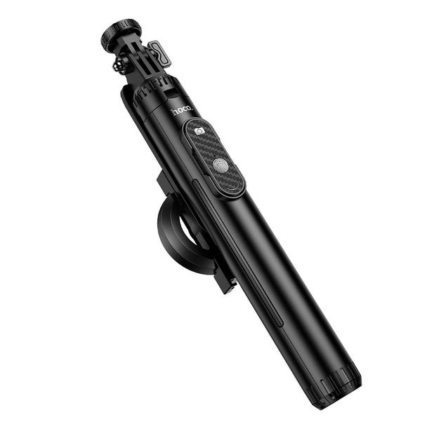 Selfie stick Hoco tripod z pilotem bezprzewodowym magnetyczny K25 czarny