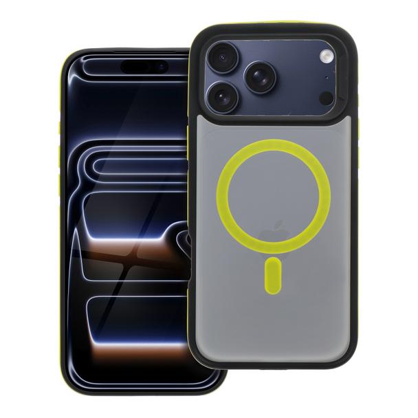 Futerał do iPhone 17 PRO MAX Neo zgodny z MagSafe żółty