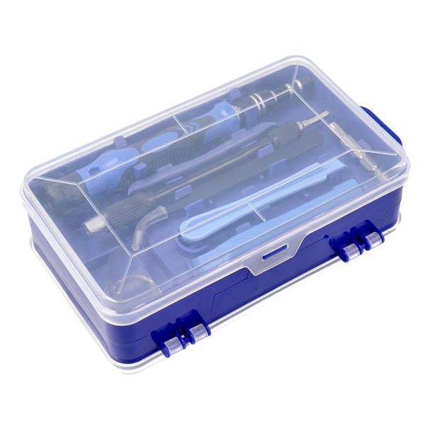 Zestaw śrubokrętów precyzyjnych / wkrętaków serwisowych, bitów 115w1 metal niebieski