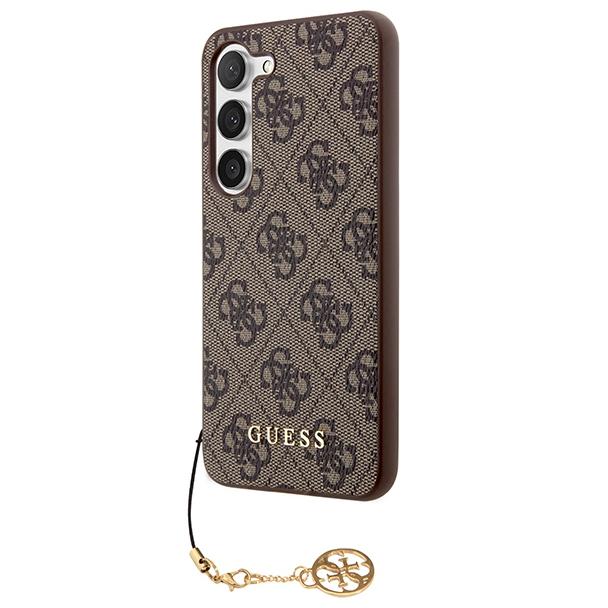 GUESS futerał do SAMSUNG S24 Plus GUHCS24MGF4GBR (4G Charm) brązowy