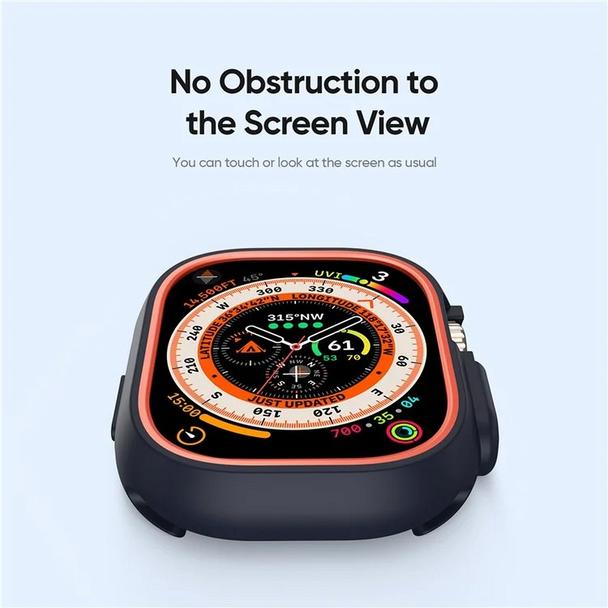 DUX DUCIS futerał BAMO do Apple Watch Ultra / Ultra 2 49 mm czarno pomarańczowy