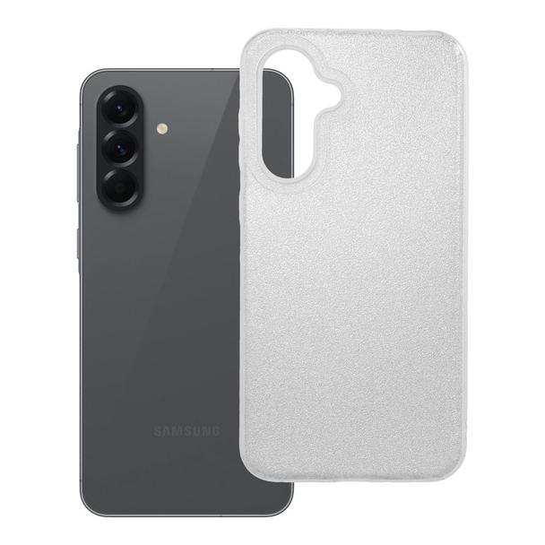 Futerał do Samsung A56 5G Shining srebrny