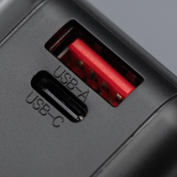 Wielofunkcyjna ładowarka Forcell F-Energy 6w1 USB A + USB C PD 45W + power bank 15000 mAh + ładowanie bezprzewodowe 15W czarna