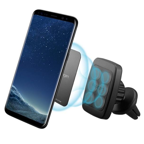 SPIGEN uchwyt samochodowy magnetyczny do kratki H12 czarny