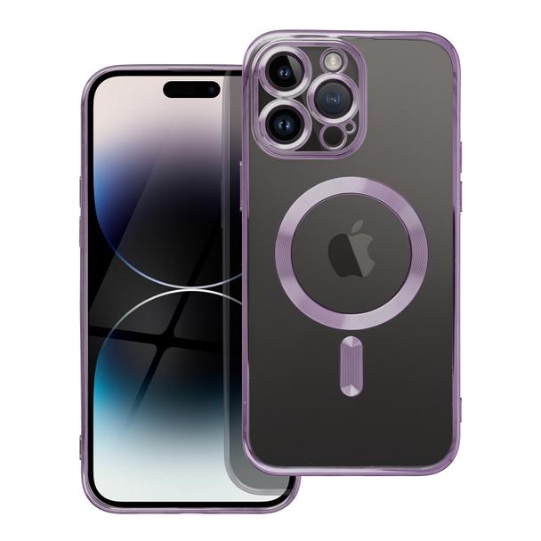 Futerał do iPhone 14 PRO MAX Electro Mag Cover zgodny z MagSafe fioletowy