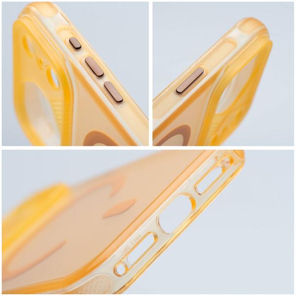 Etui na iPhone 17 PRO Aurora zgodne z MagSafe pomarańczowe