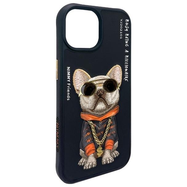 NIMMY futerał GLASSES COOL DOG do IPHONE 15 czarny
