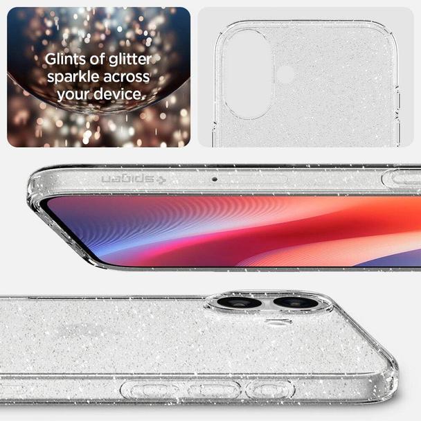 SPIGEN futerał LIQUID CRYSTAL do IPHONE 16 Plus glitter crystal