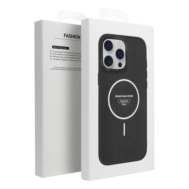Futerał do Samsung A07 Frame Mag Cover zgodny z MagSafe czarny