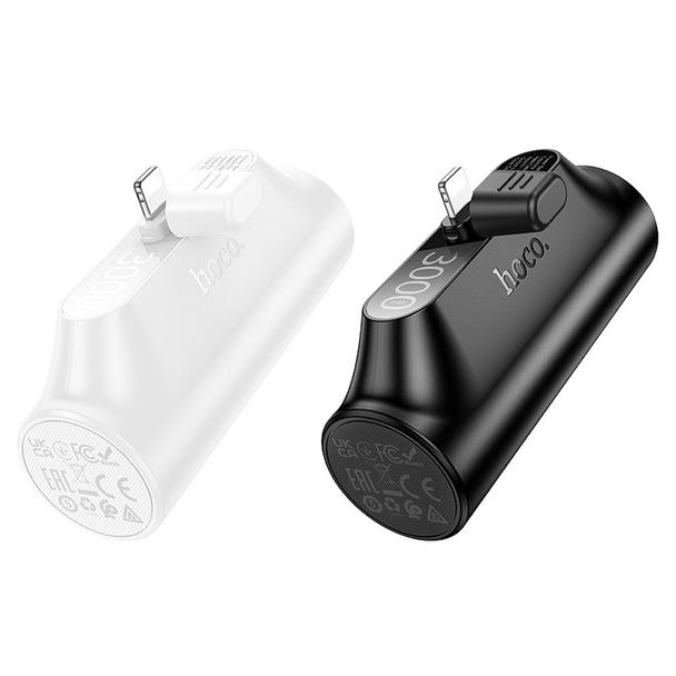 Powerbank Hoco 3000 mAh z wbudowanym złączem Lightning J147 czarny