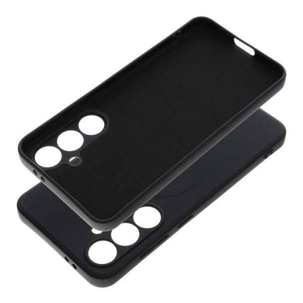 Futerał do Samsung S24 FE Silicone Mag Cover zgodny z MagSafe czarny