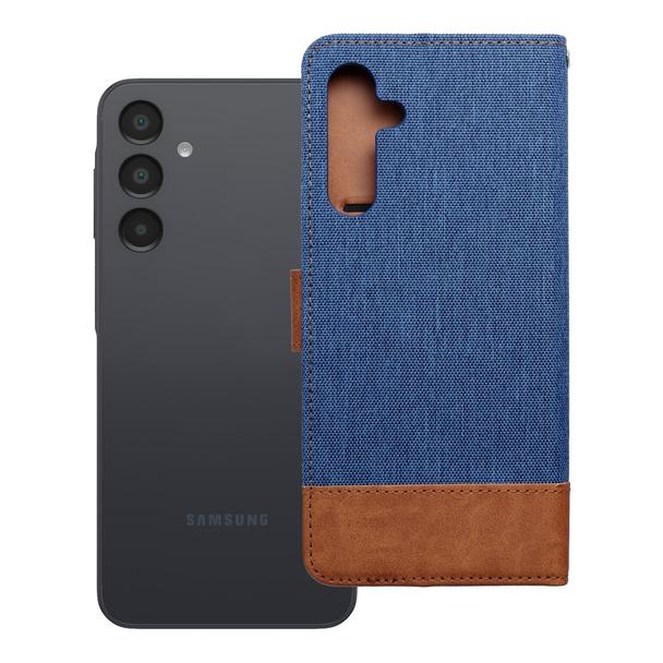 Etui z klapką na Samsung A16 5G Jeans Book niebieskie