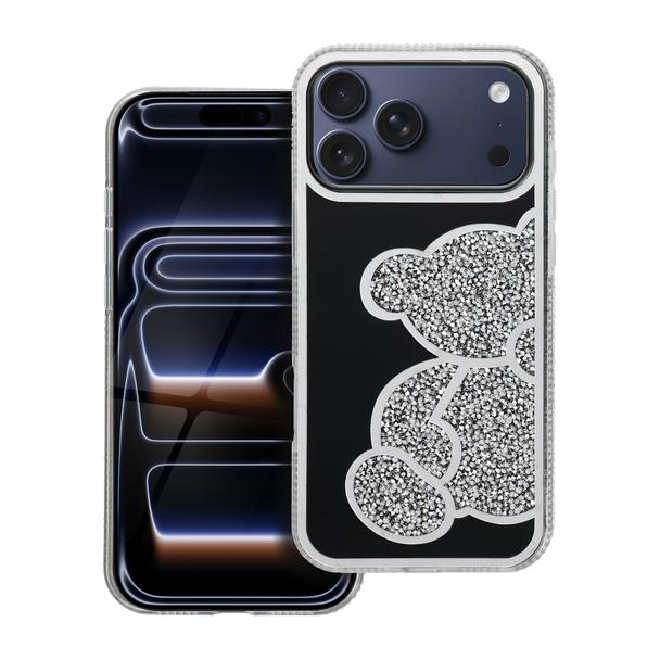 Futerał do iPhone 17 PRO MAX Teddy Bear srebrny