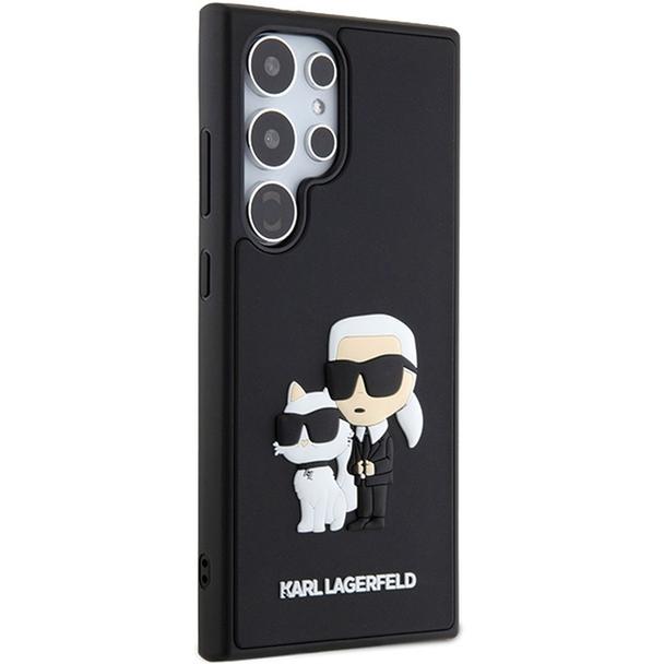 KARL LAGERFELD futerał do SAMSUNG S24 Ultra KLHCS24L3DRKCNK (3D RUBBER KC NFT) czarny