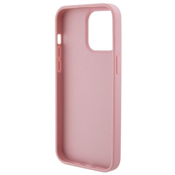 GUESS futerał do IPHONE 15 Pro GUHCP15LP4EPMP (Quilted 4G Classic) różowy