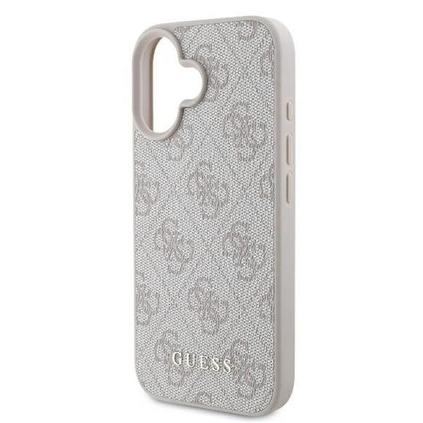 GUESS futerał do IPHONE 16 Plus GUHCP16MG4GFPI (PU 4G Classic) różowy