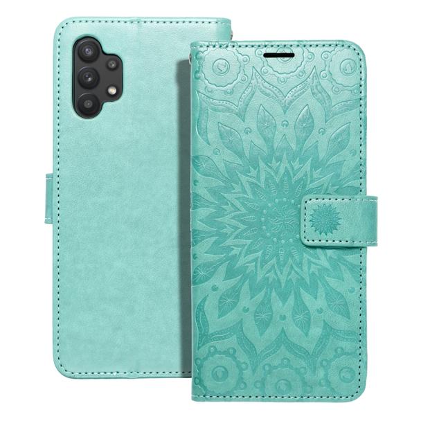 Etui z klapką na Samsung A32 LTE ( 4G ) Mezzo Book mandala zielone