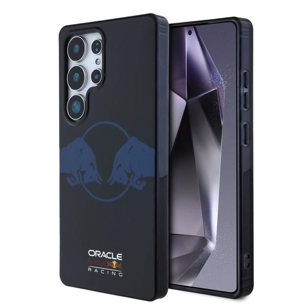 RED BULL futerał do SAMSUNG S25 Ultra RBHMS25L24HIDBV (Magnetic IML Transparent PC Two Bulls) navy