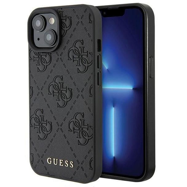 GUESS futerał do IPHONE 15 GUHCP15SP4EPMK (Quilted 4G Classic) czarny