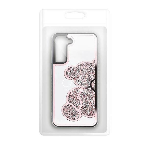 Etui na Samsung A07 / A08 Teddy Bear różowe