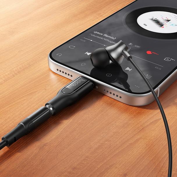 Adapter USB C do 3,5mm Hoco UPA35 MIA czarny