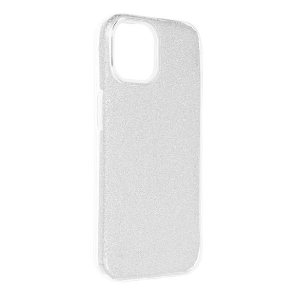 Futerał SHINING do IPHONE 15 srebrny