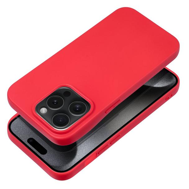 Futerał do iPhone 15 PRO Soft czerwony