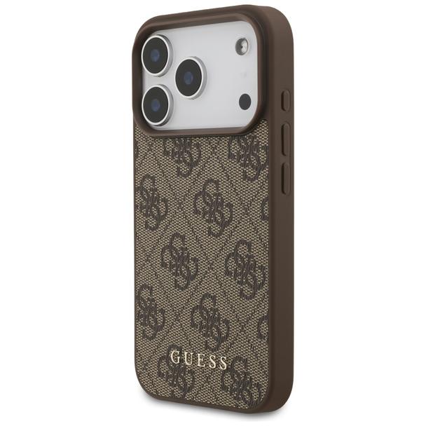 GUESS futerał do IPHONE 17 Pro GUHCP17LG4GFBR (PU 4G Classic) brązowy