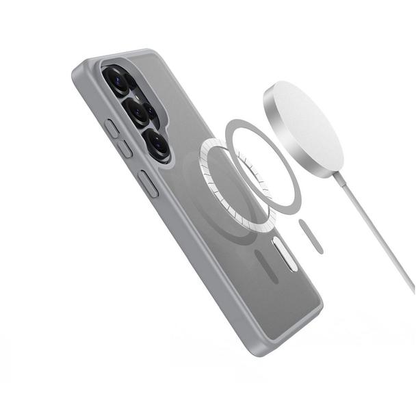DUX DUCIS futerał YIND kompatybilny z MagSafe do SAMSUNG S26 Ultra szary