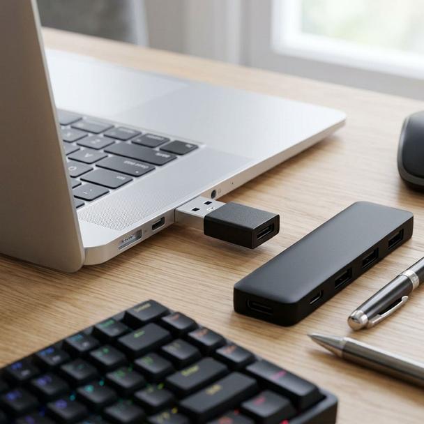 Adapter USB C do USB A 3.0 Blue Star czarny