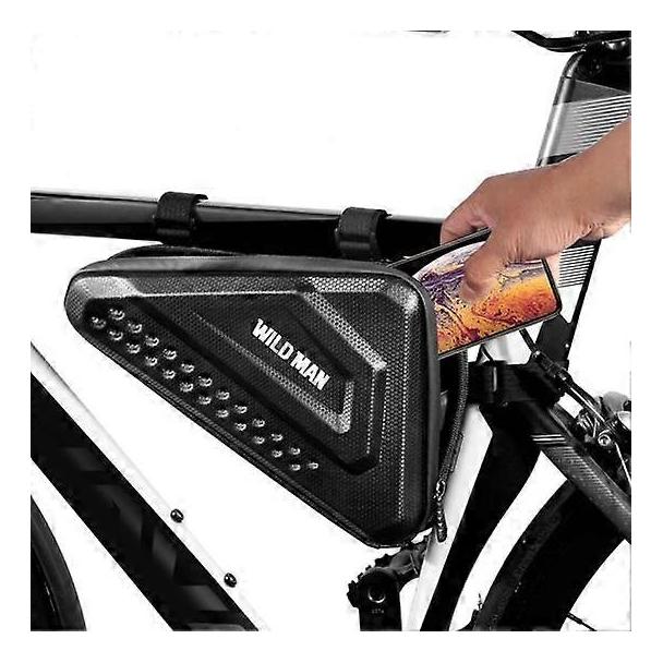 WILDMAN sakwa rowerowa pod ramę na zamek 2,5L ES19 czarna