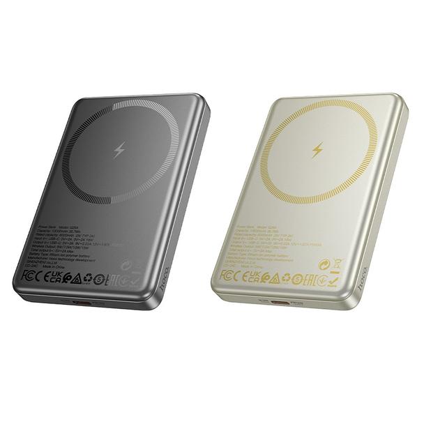 Powerbank zgodny z MagSafe Hoco 10000 mAh QC PD 2A 20W Q26A złoty