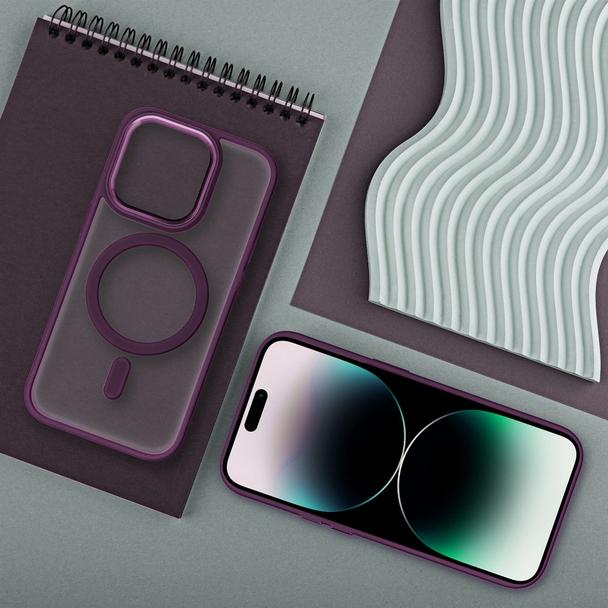 Futerał do iPhone 17 PRO MAX Matte Mag Cover zgodny z MagSafe czerwony