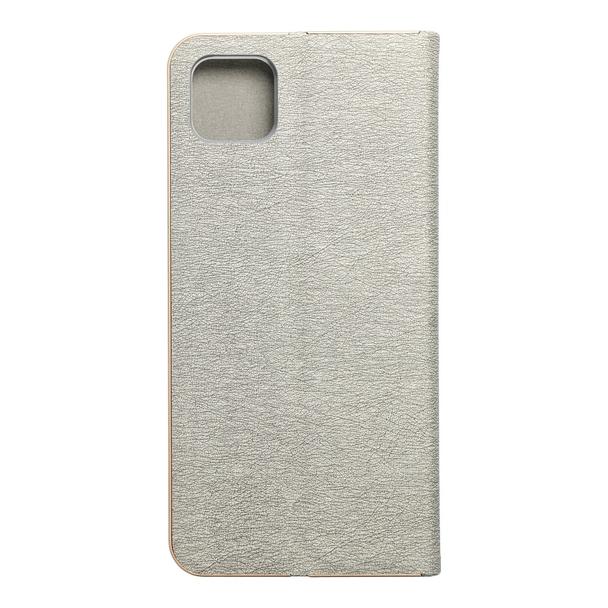 Etui z klapką na Samsung A22 5G Luna Book Gold srebrne