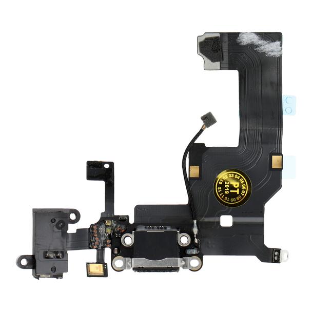 Taśma do iPhone 5 ze złączem ładowania czarny