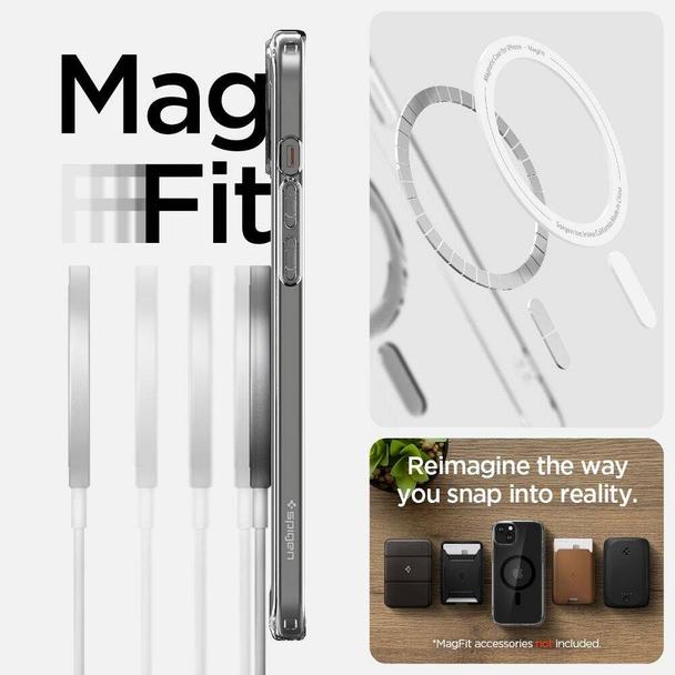 SPIGEN futerał ULTRA HYBRID MAG kompatybilny z MagSafe do IPHONE 16 black