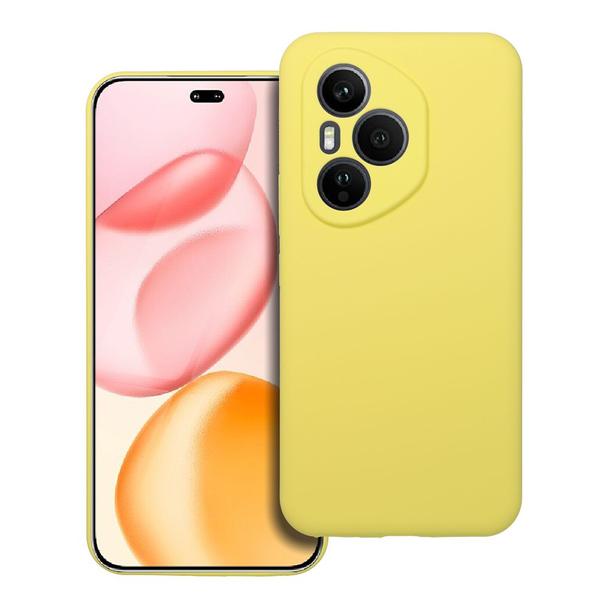Futerał do Honor 400 PRO Silicone 2mm żółty