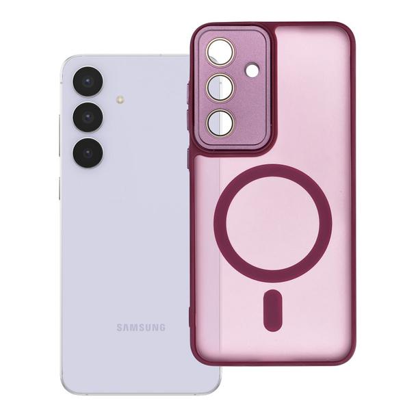 Futerał do Samsung S25 FE Variete Mag Cover zgodny z MagSafe fioletowy