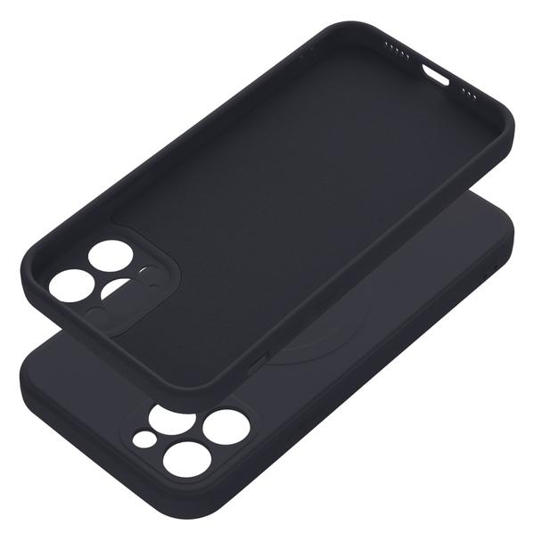 Futerał do iPhone 12 PRO Silicone Mag Cover zgodny z MagSafe czarny