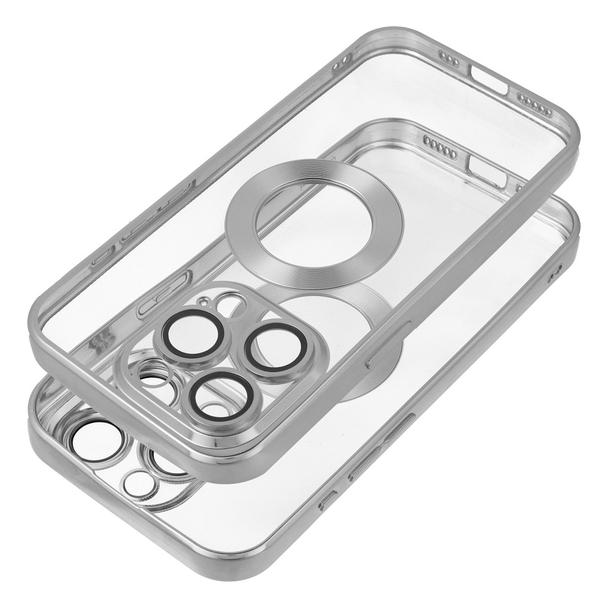 Futerał do iPhone 17 PRO MAX Glam srebrny