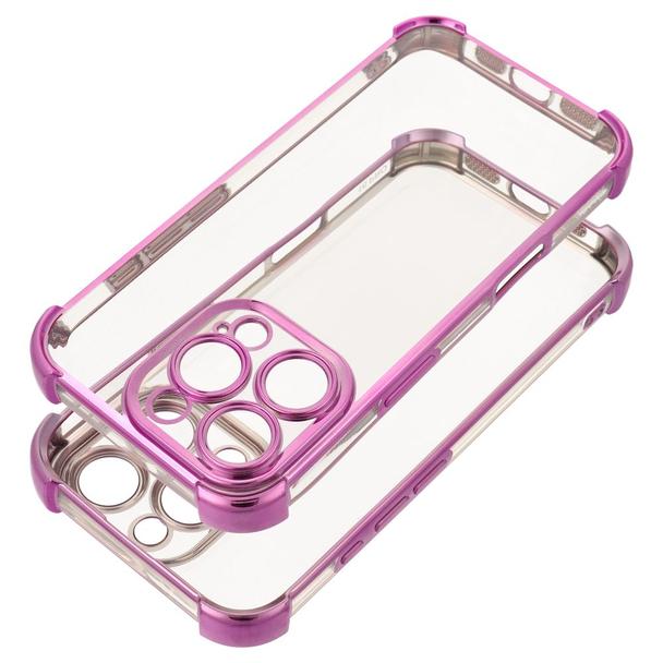 Futerał do Samsung S25 PLUS Antishock Electro purpurowy
