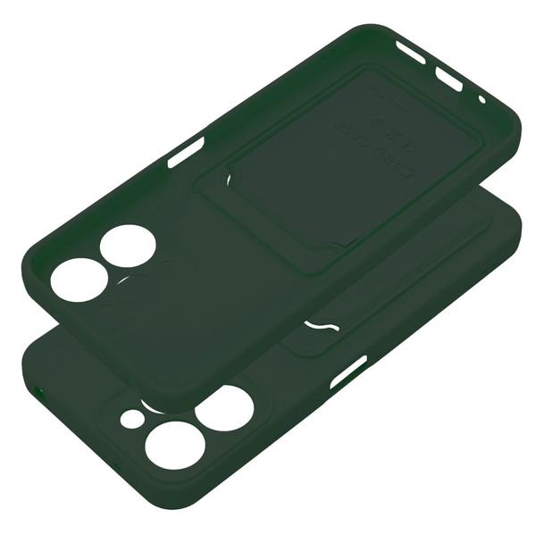 Futerał do Xiaomi Redmi 12 4G Card Case zielony