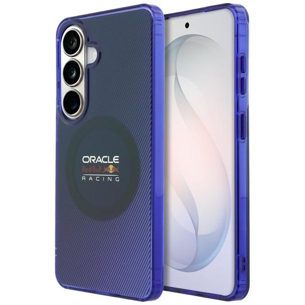 RED BULL futerał do SAMSUNG S26 RBHMS26S24HGDSV (Magnetic Double Layer PC Blended Lines) navy